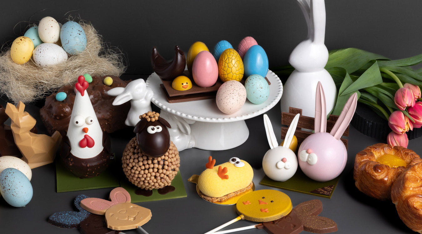 The best Easter chocolate and gifts in Burnaby and White Rock, near Vancouver, BC - Chez Christophe Chocolate Shop and patisserie