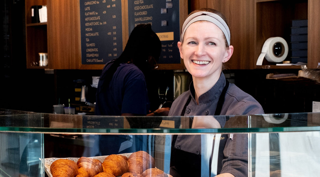 Chez Christophe cafe and patisserie in White Rock, BC, meet the team - Taryn
