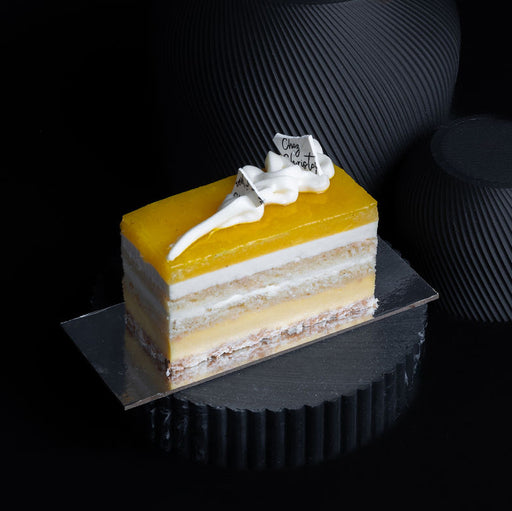 pina colada cake individual size from Chez Christophe Cake Shop and Patisserie in Burnaby and White Rock, BC