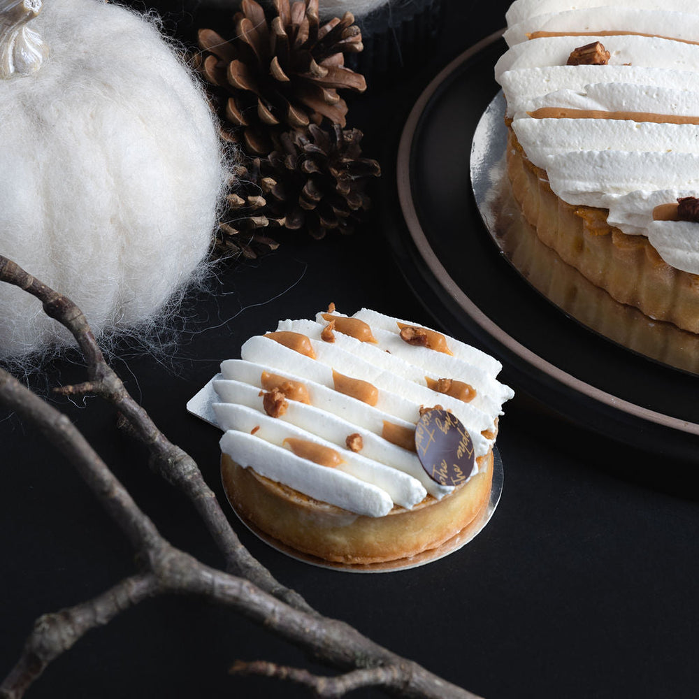 Best pumpkin desserts for Thanksgiving in Vancouver, BC, from Chez Christophe artisan cake shop in Burnaby and White Rock.