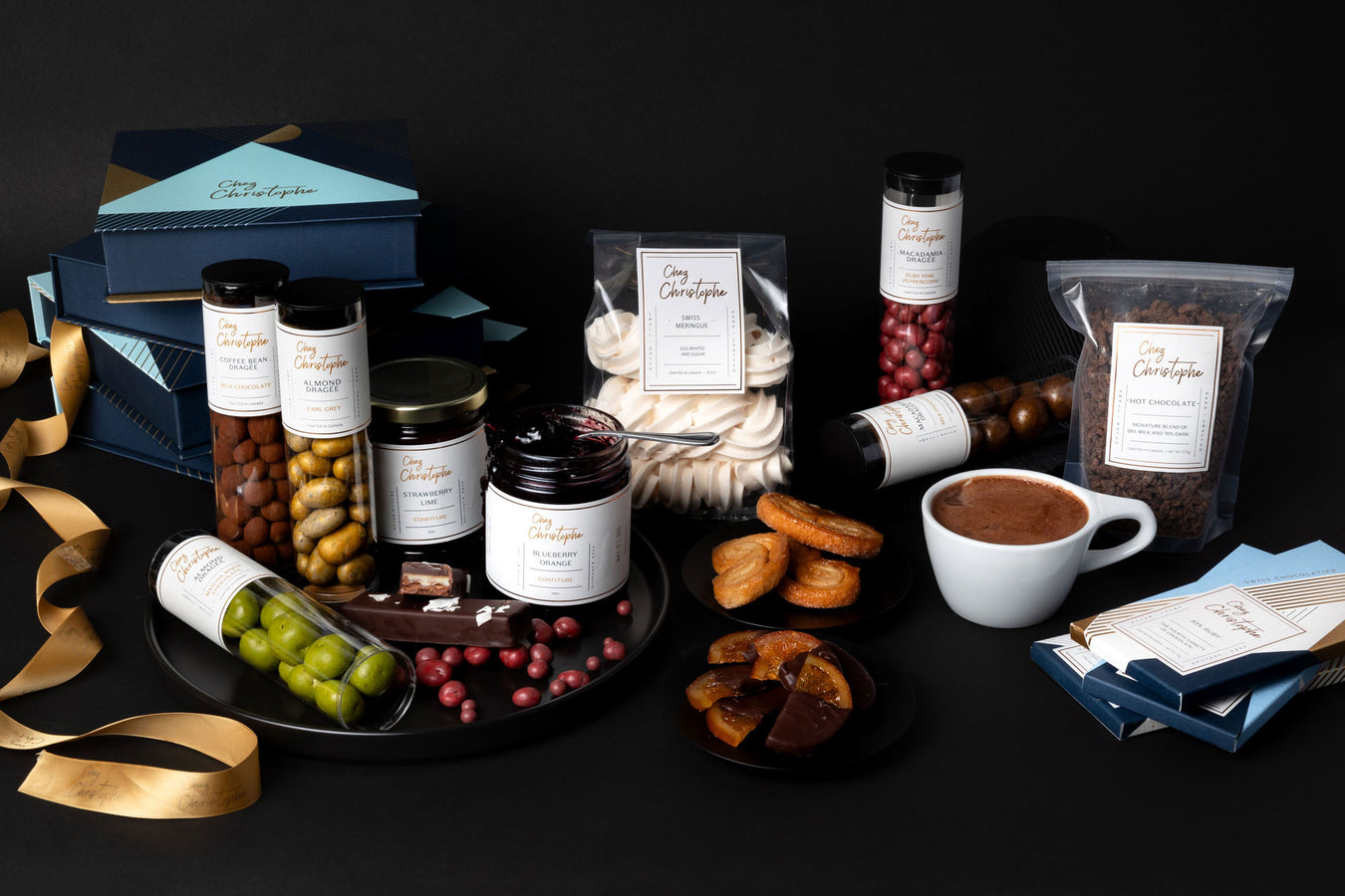 Corporate gifting with chocolate and gift boxes in Vancouver BC, Chez Christophe Chocolaterie located in Burnaby and White Rock