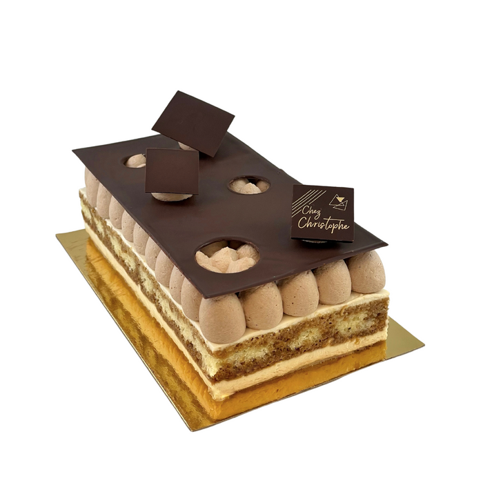 Tiramisu cake from best cake patisserie, Chez Christophe