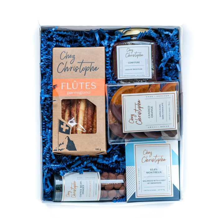 gourmet gift box near Vancouver, BC, premium sweets in Burnaby, White Rock, Chez Christophe