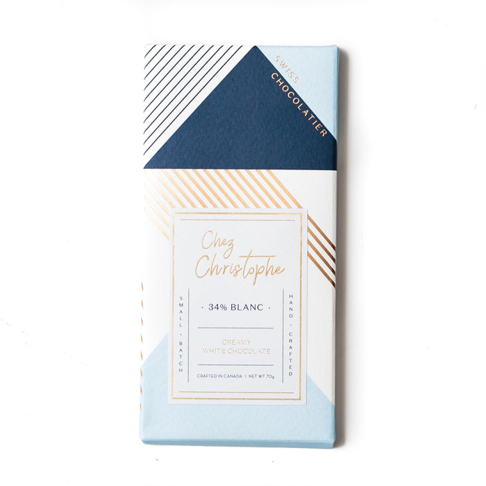 34% Blanc Handcrafted Chocolate Bar