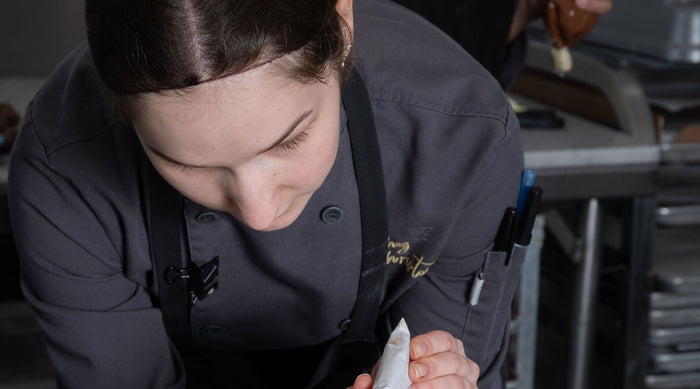 Chocolatier at Chez Christophe Chocolaterie in Burnaby, BC