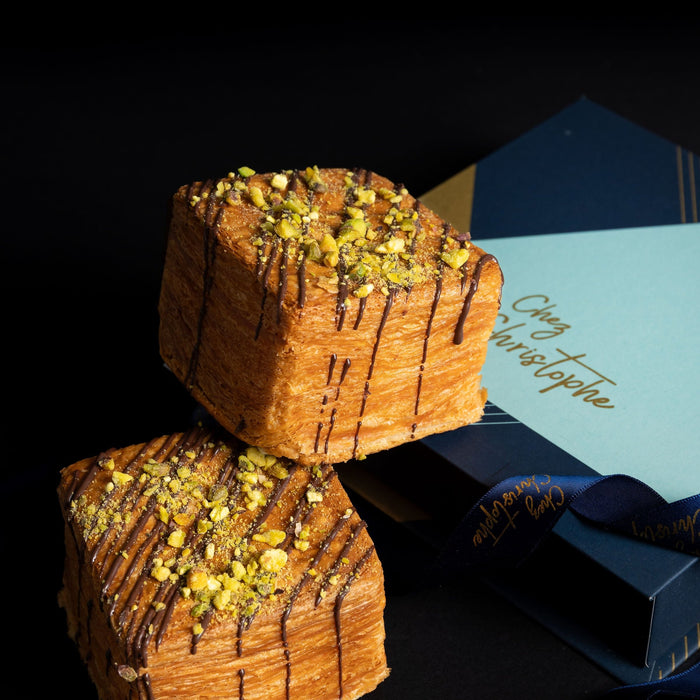 The Dubai Chocolate Croissant Cube