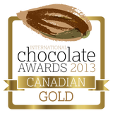 Award-winning chocolate - Gold - Chez Christophe chocolate shop in Burnaby and White Rock, near Vancouver, BC.