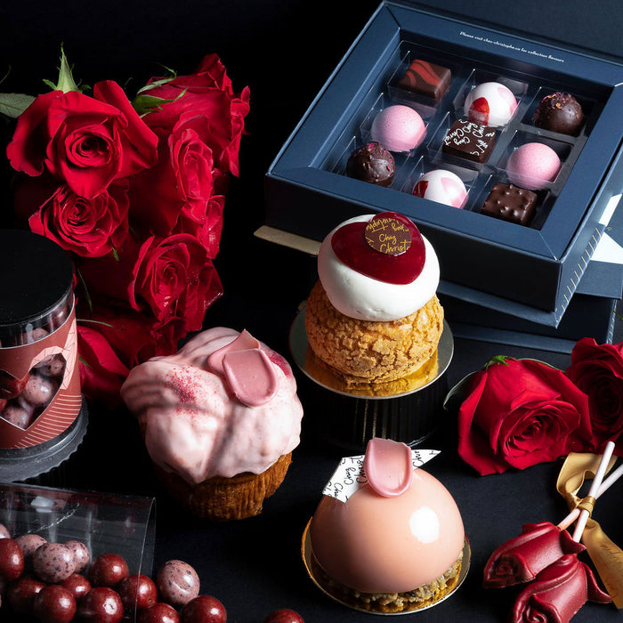 Best Vancouver Valentine's Day Treats - Specialty Croissant, vanilla and raspberry, Chez Christophe patisserie in Burnaby and White Rock, BC. 