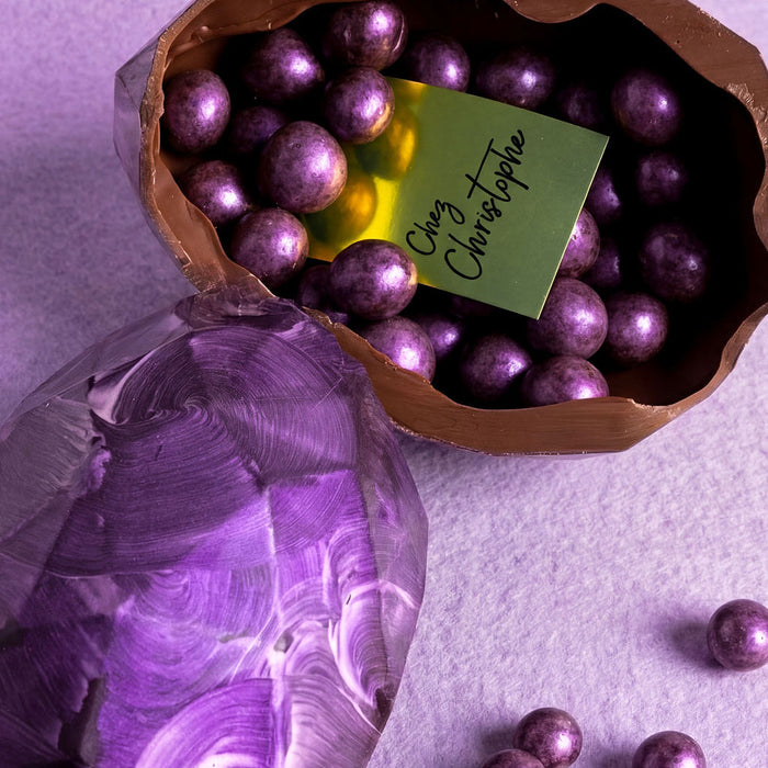 Chocolate Easter eggs metro Vancouver, BC, from Chez Christophe chocolate shop in Burnaby and White Rock.