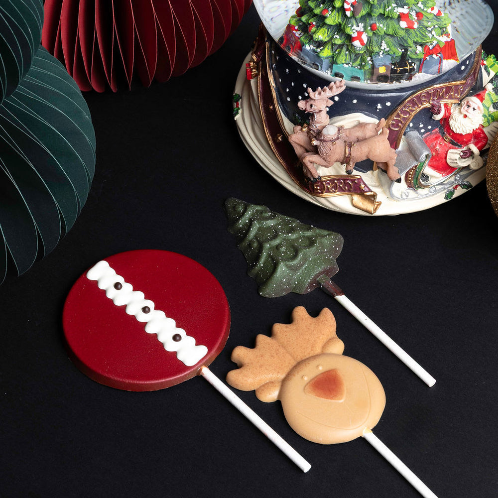 Best Christmas chocolate, holiday stocking stuffer gift lollipop, Burnaby White Rock, BC