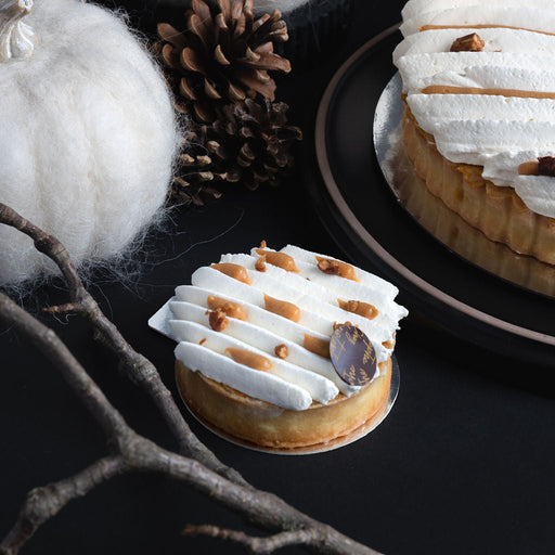 Best pumpkin desserts for Thanksgiving in Vancouver, BC, from Chez Christophe artisan cake shop in Burnaby and White Rock.