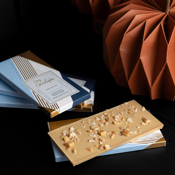 Roasted Corn White Chocolate Bar