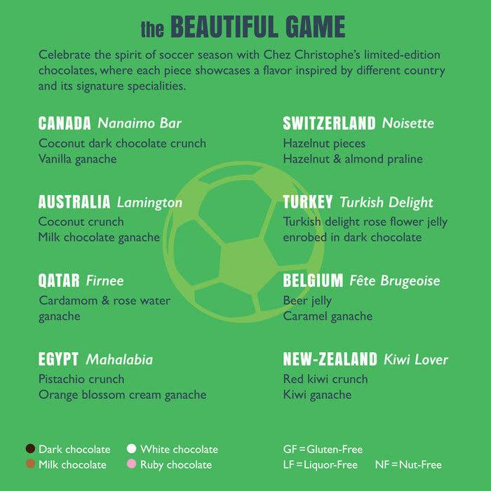 Beautiful Game Soccer-Inspired Chocolate Box