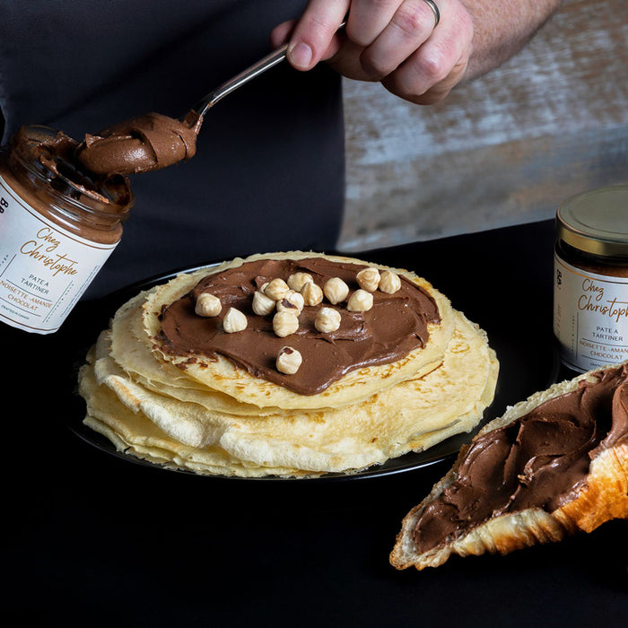 best hazelnut chocolate spread gourmet made in Canada, Chez Christophe Patisserie in Burnaby and White Rock, BC