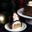 pear rocher buche de noel metro vancouver, yule log made by Chez Christophe artisan cake shop and patisserie in Burnaby and White Rock