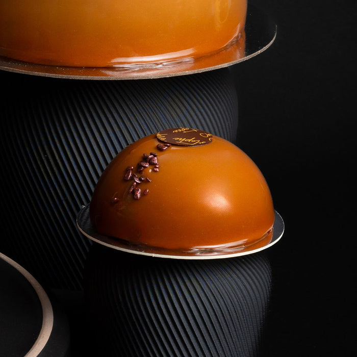 small mango chocolate cake - best cakes from Chez Christophe artisan cake and dessert shop in Burnaby and White Rock, near Vancouver, BC