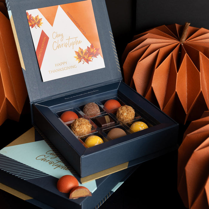 9 Piece Thanksgiving Chocolate Box