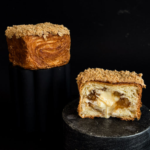 Thanksgiving treats Metro Vancouver, apple pie croissant cube from top patisserie Chez Christophe bakery in Burnaby and White Rock