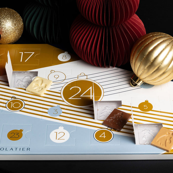 Best artisan advent calendars in Vancouver, Canada, top-rated artisan chocolate from Chez Christophe Chocolaterie. Canada-wide shipping available. 