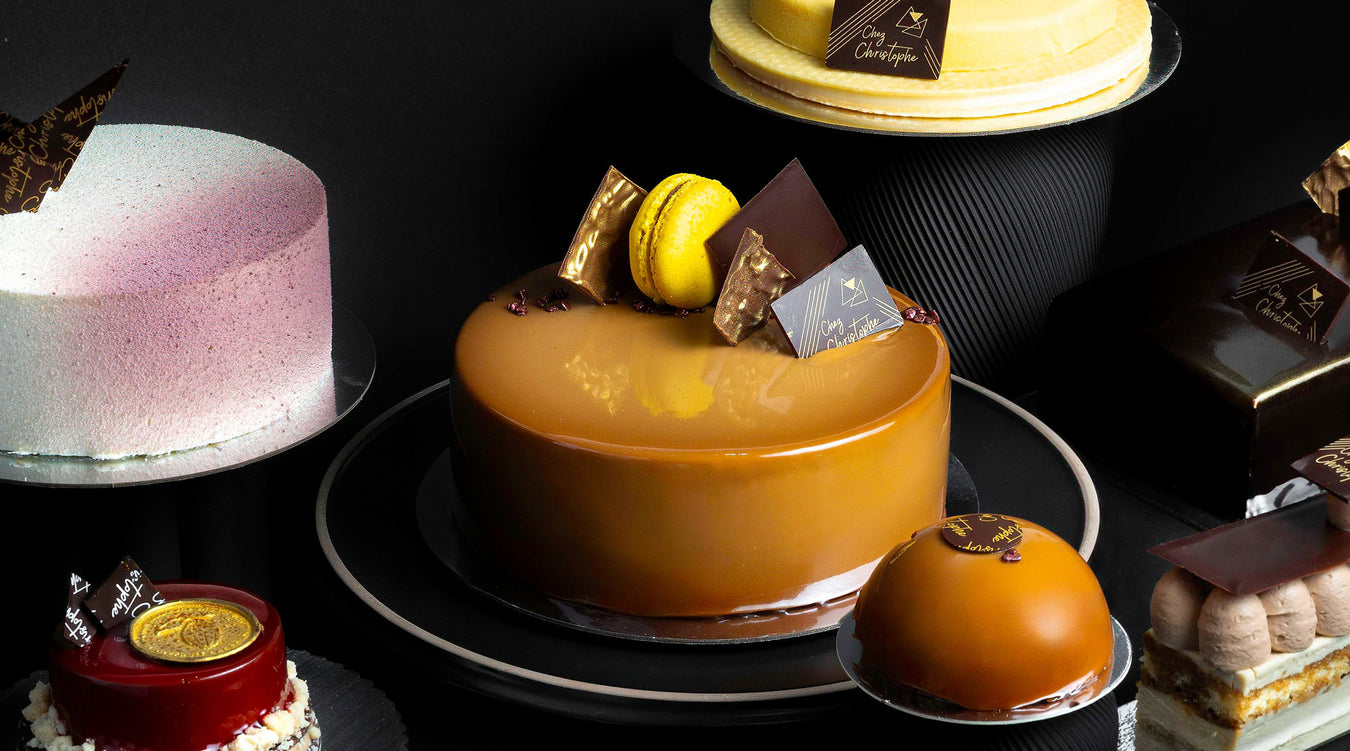 best desserts and cake in Burnaby and White Rock, near Vancouver, BC, from Chez Christophe cake shop and patisserie.