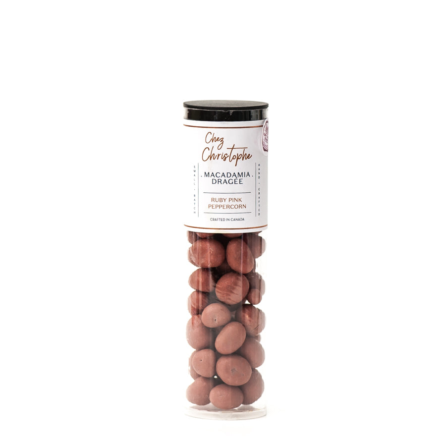 Macadamia Dragee with Ruby Chocolate